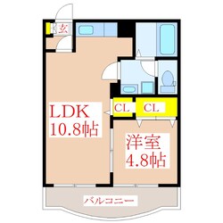 ＲｏｓｅＣｉｔｙ　ＭⅢの物件間取画像